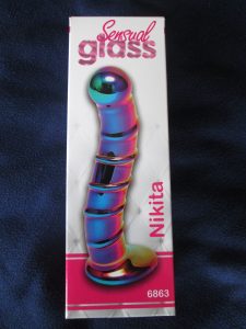 Nikita glass dildo in box